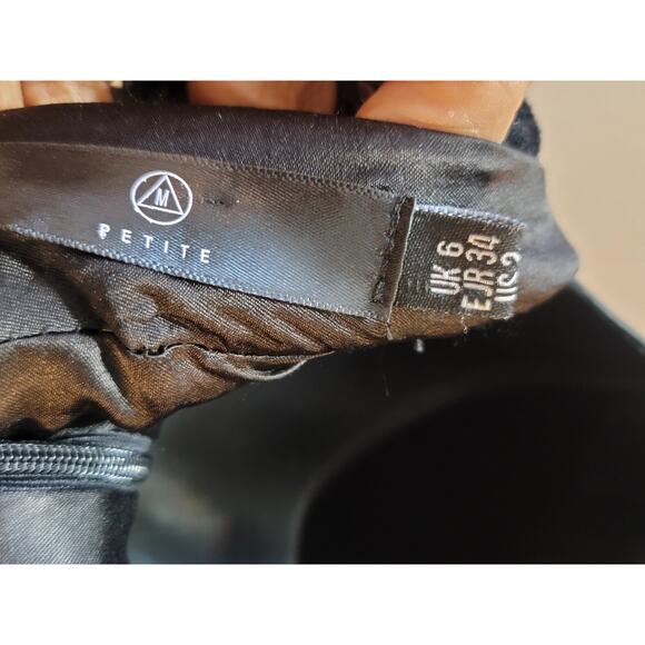 Missguided Petite Sequin Mini Dress US2 Black Silver Long Sleeve Party Cocktail - Picture 8 of 12